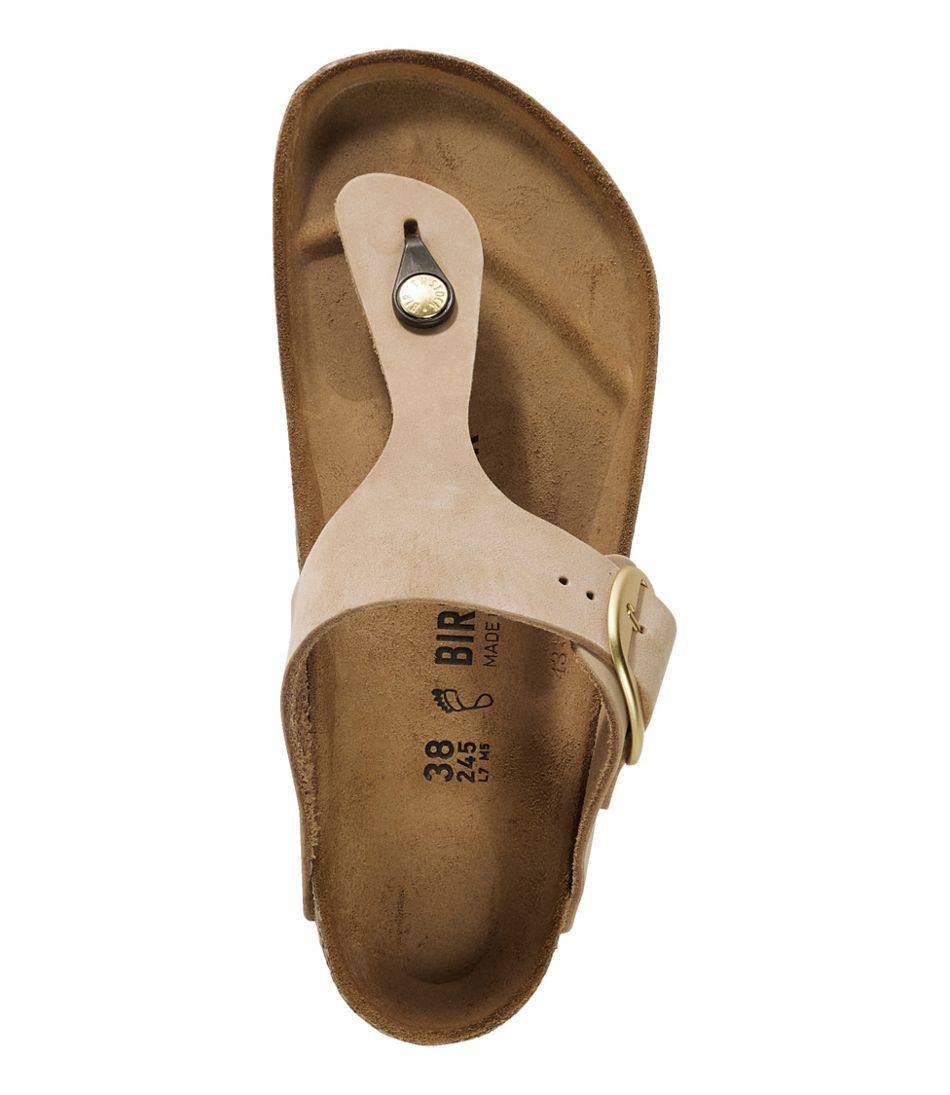 Women's Birkenstock Big Buckle Gizeh Sandals, Nubuck / L.L.Bean
