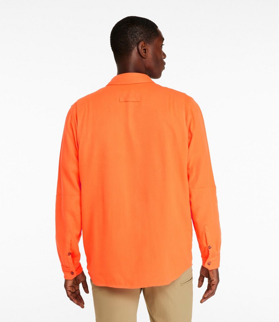 Men's Double L Field Shirt, Hunter Orange / L.L.Bean