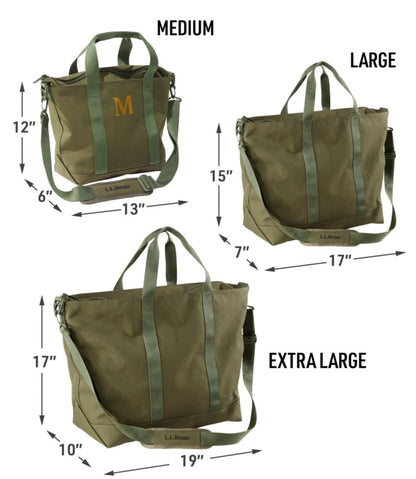 Zip Hunter's Tote Bag With Strap / L.L.Bean