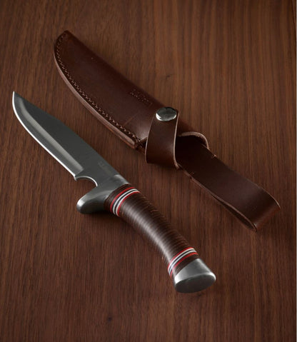Stacked Leather Hunting Knife / L.L.Bean