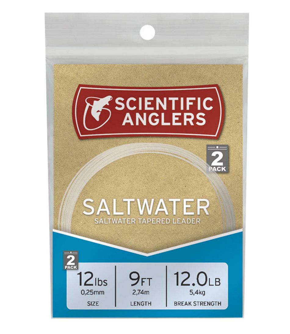 Scientific Anglers Saltwater Nylon Leaders, 9' 2-Pack / L.L.Bean
