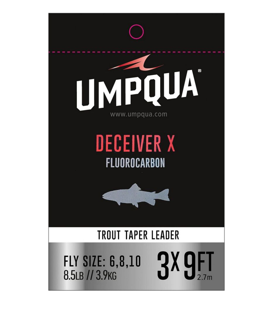 Umpqua Deceiver X Fluorocarbon Leaders, 9' / L.L.Bean