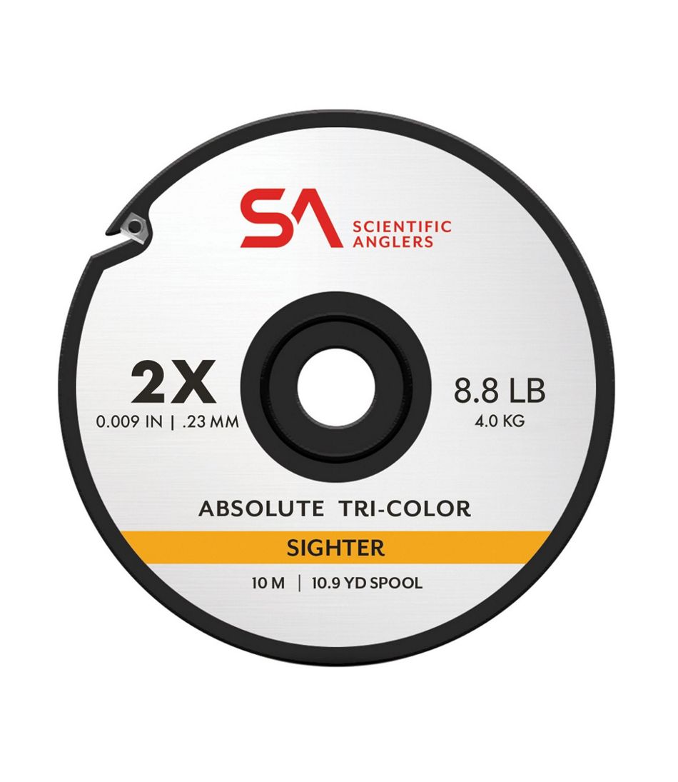 Scientific Angler Absolute Tri-Color Sighter Tippet, 10 meters / L.L.Bean