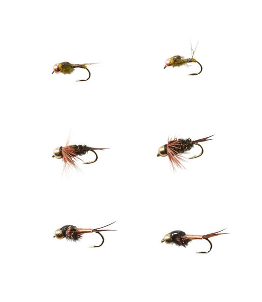 Umpqua Six-Piece Bead Head Nymph Selection / L.L.Bean