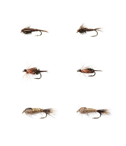 Umpqua Six-Piece All-Purpose Nymph Fly Selection / L.L.Bean