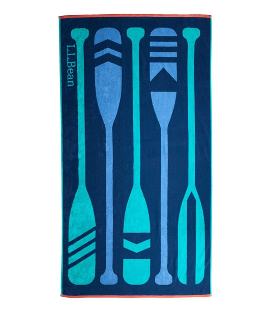 Seaside Beach Towel, Paddles / L.L.Bean