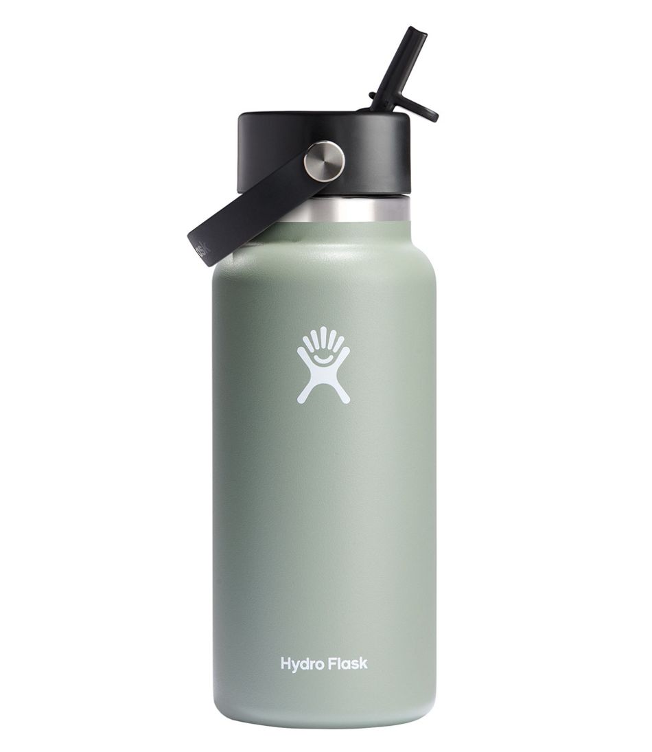 Hydro Flask Wide Mouth Water Bottle with Flex Straw Cap, 32 oz. / L.L.Bean