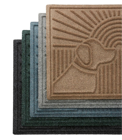 Everyspace Recycled Waterhog Wide Doormat, Sunrise Dogs / L.L.Bean