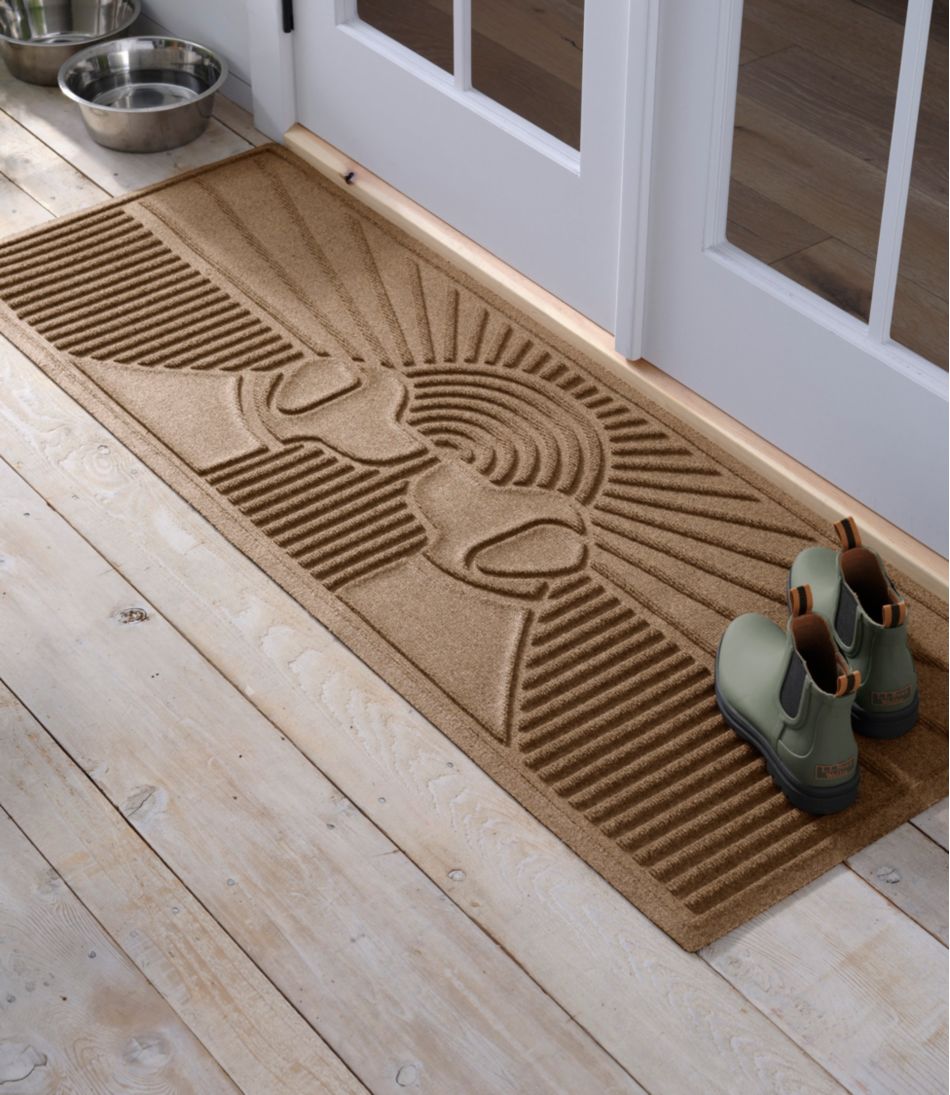 Everyspace Recycled Waterhog Wide Doormat, Sunrise Dogs / L.L.Bean