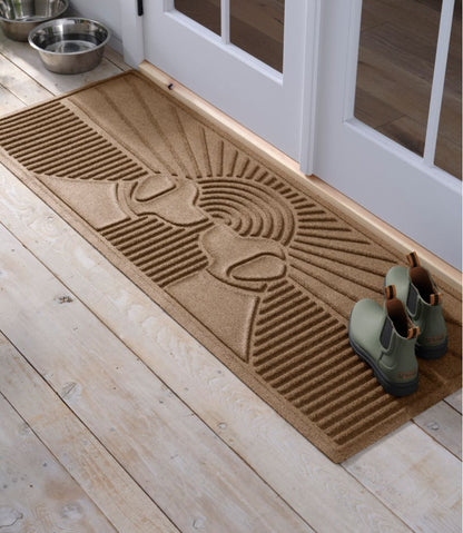 Everyspace Recycled Waterhog Wide Doormat, Sunrise Dogs / L.L.Bean