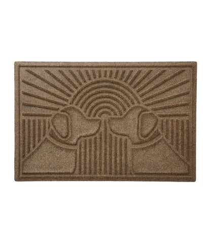 Everyspace Recycled Waterhog Doormat, Sunrise Dogs / L.L.Bean