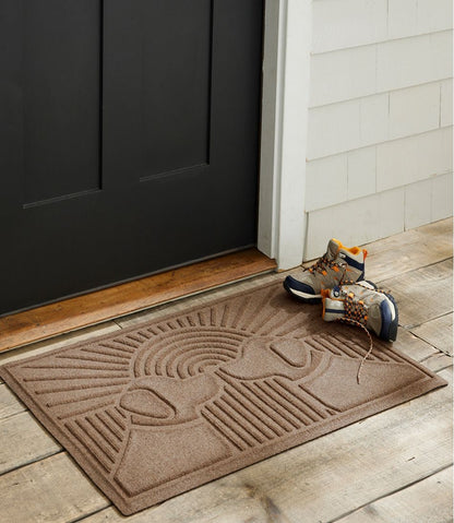 Everyspace Recycled Waterhog Doormat, Sunrise Dogs / L.L.Bean