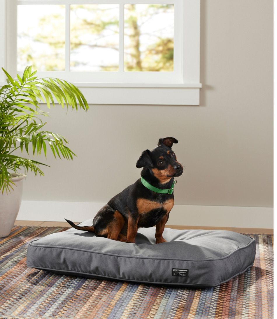 Premium Denim Dog Bed, Rectangular / L.L.Bean