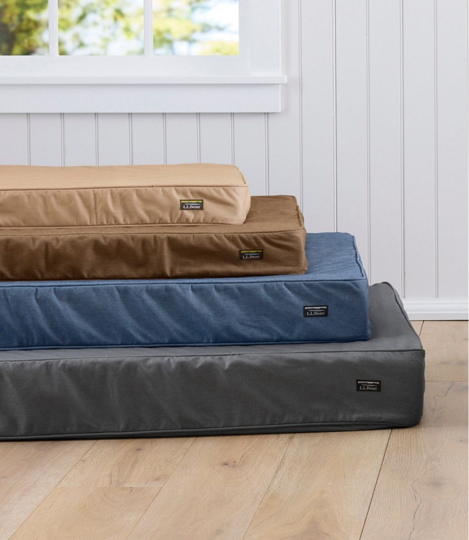 Premium Denim Dog Bed, Rectangular / L.L.Bean