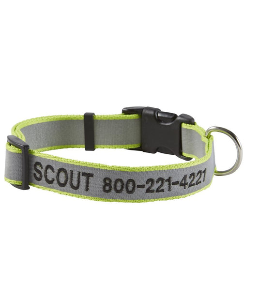 Personalized Pet Collar, Reflective / L.L.Bean