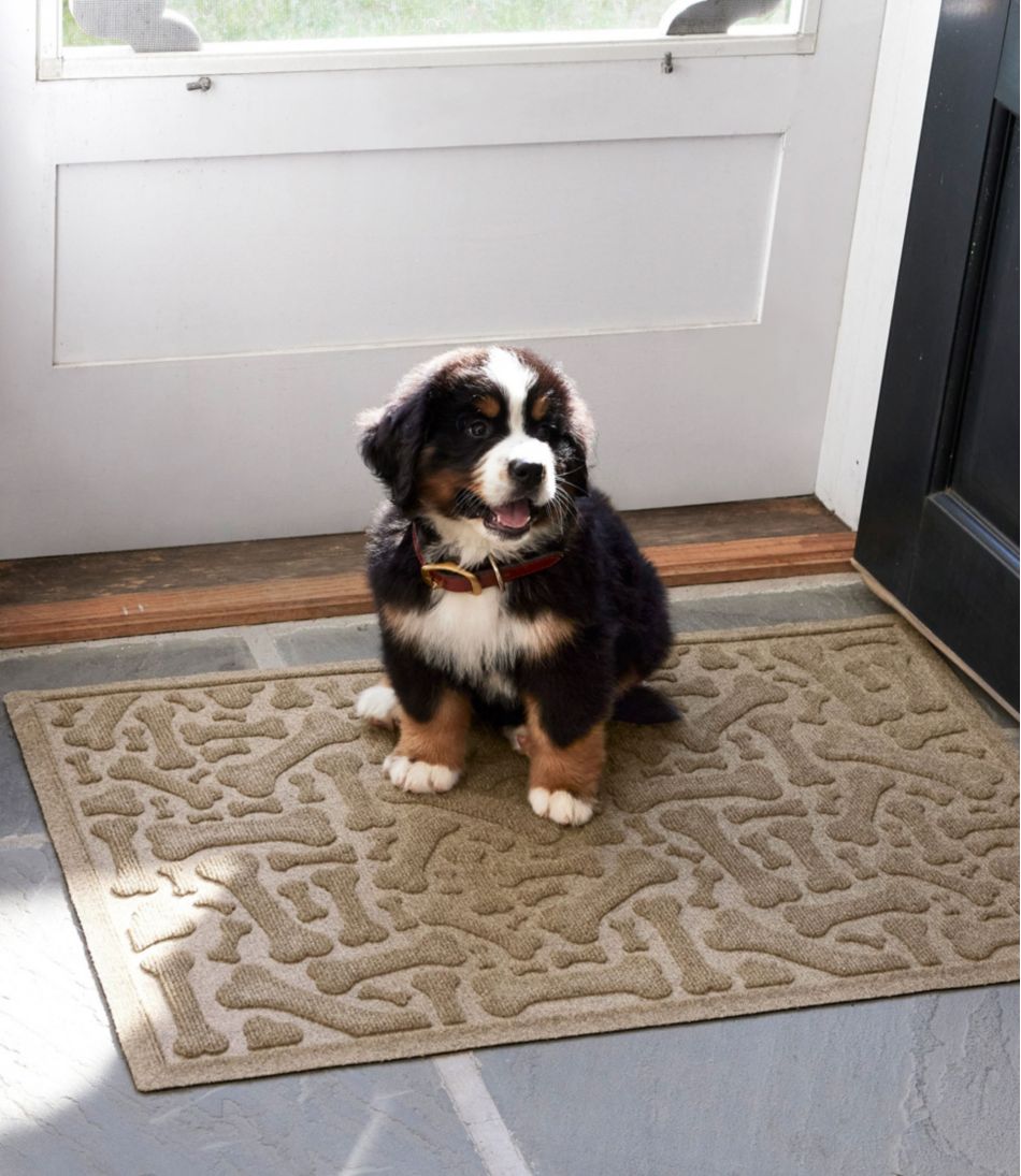 Recycled Waterhog Scattered Bones Mat / L.L.Bean