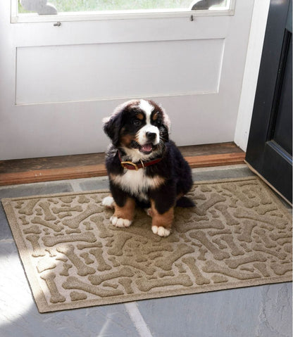 Recycled Waterhog Scattered Bones Mat / L.L.Bean