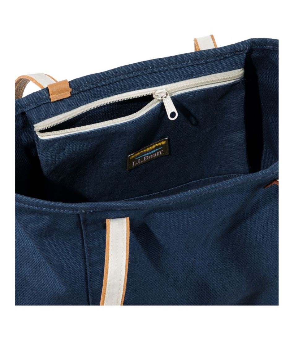 Leather-Handle Essential Tote Bag / L.L.Bean