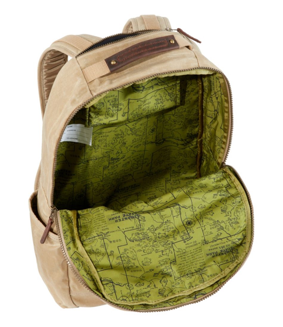 Waxed Canvas Travel Backpack / L.L.Bean