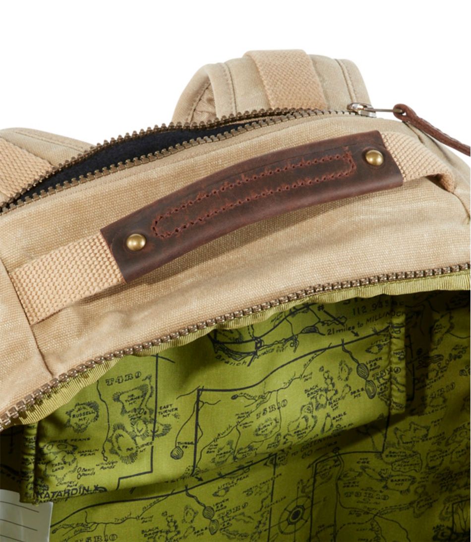 Waxed Canvas Travel Backpack / L.L.Bean