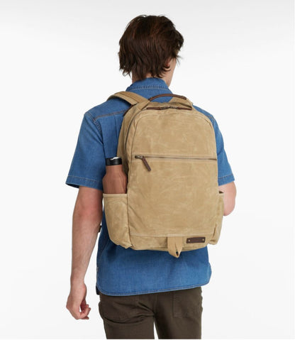 Waxed Canvas Travel Backpack / L.L.Bean