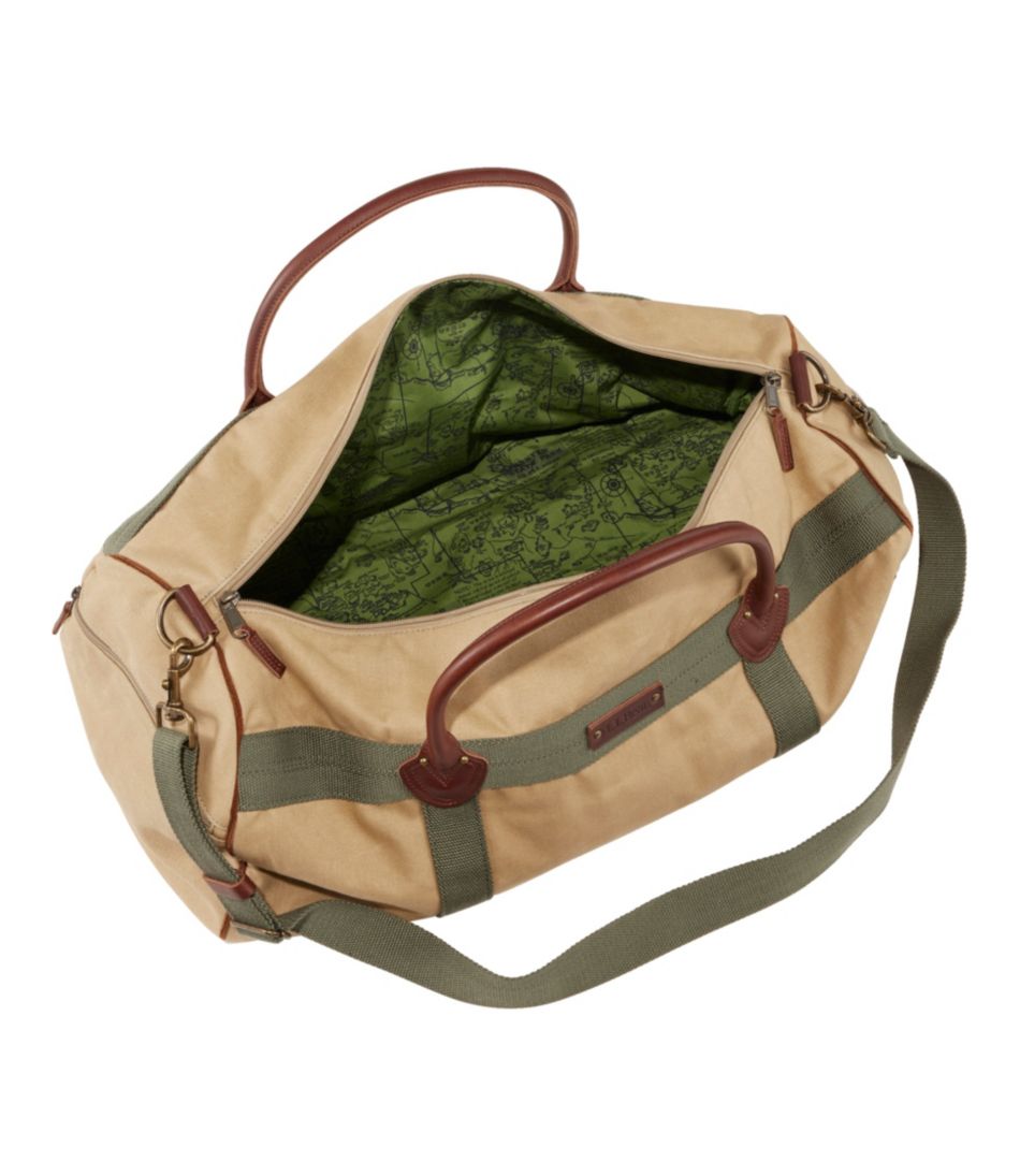 Waxed Canvas Duffle, Medium / L.L.Bean