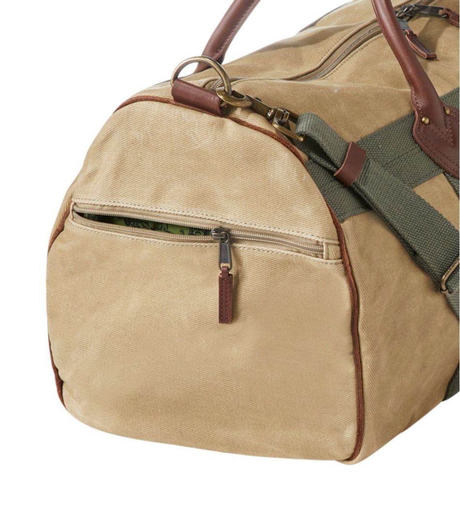 Waxed Canvas Duffle, Medium / L.L.Bean