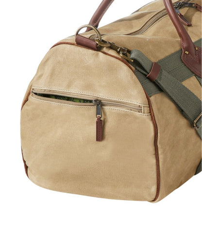 Waxed Canvas Duffle, Medium / L.L.Bean