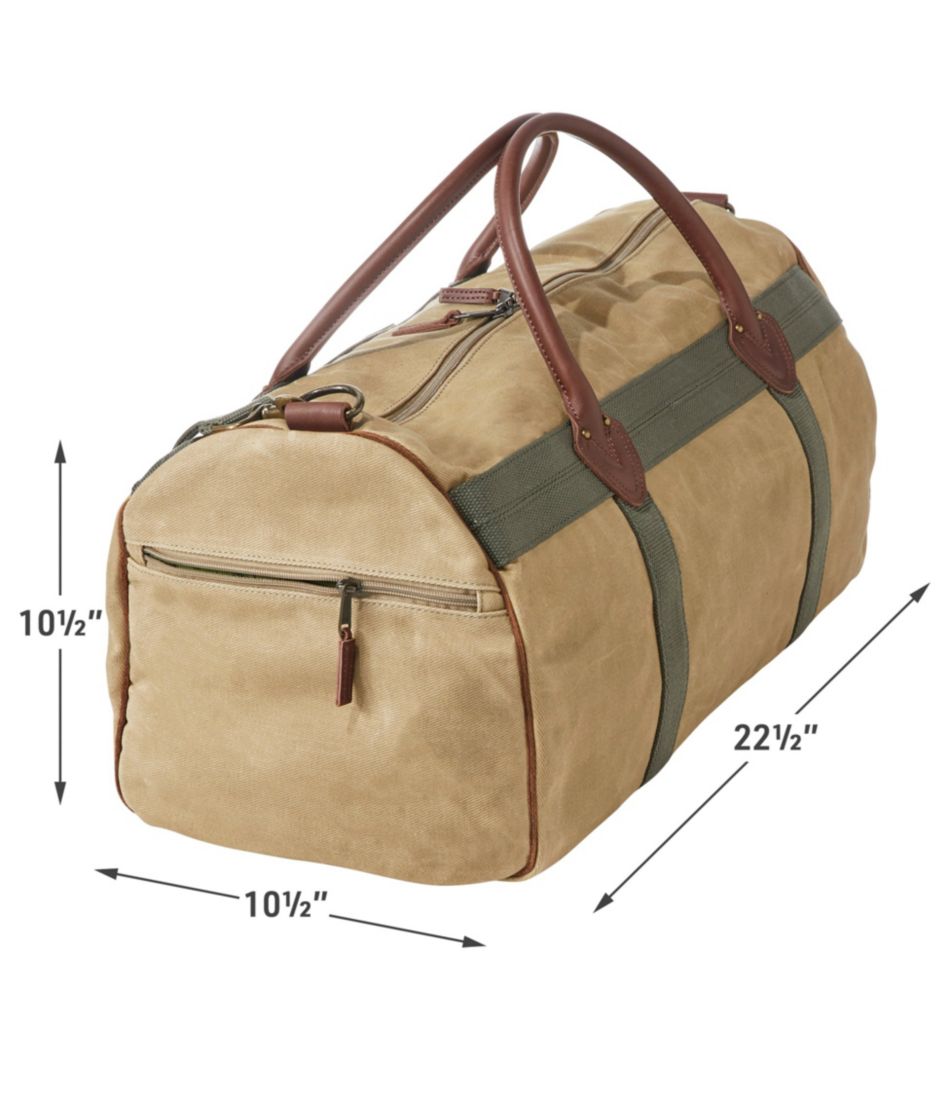 Waxed Canvas Duffle, Medium / L.L.Bean