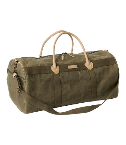 Waxed Canvas Duffle, Large / L.L.Bean