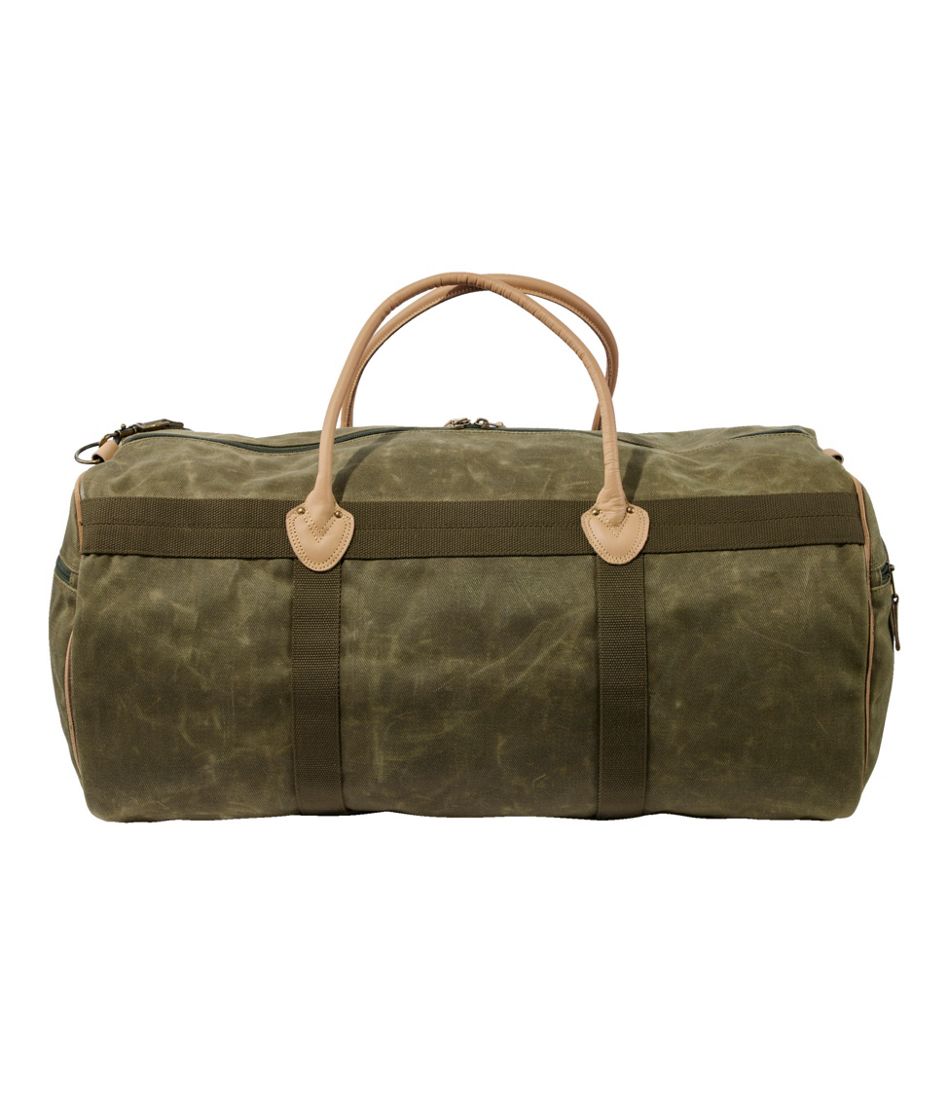 Waxed Canvas Duffle, Large / L.L.Bean