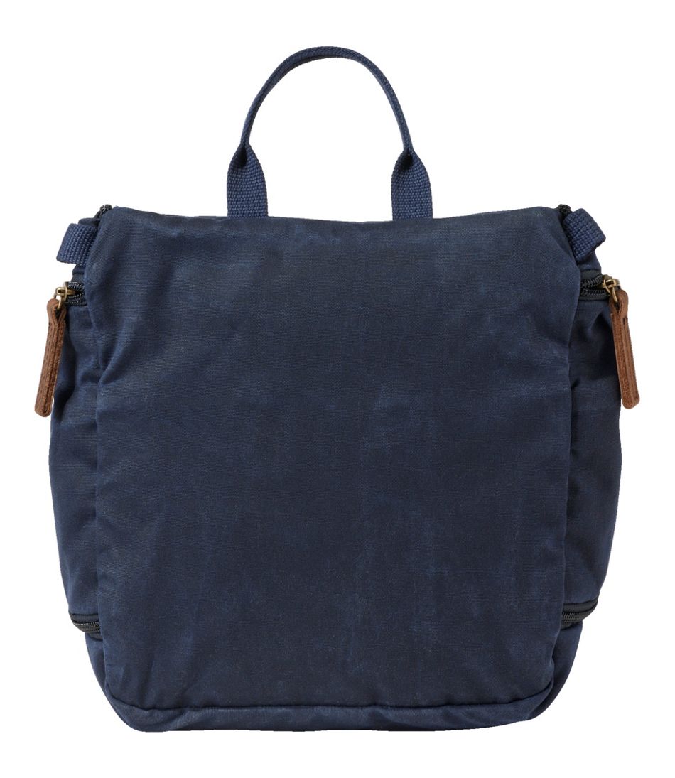 Waxed-Canvas Personal Organizer Toiletry Bag, Medium / L.L.Bean