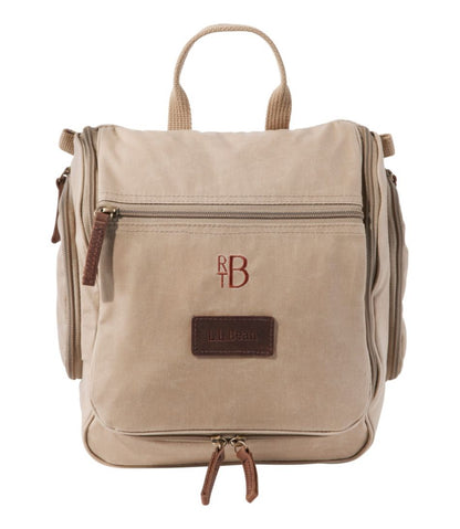 Waxed-Canvas Personal Organizer Toiletry Bag, Medium / L.L.Bean