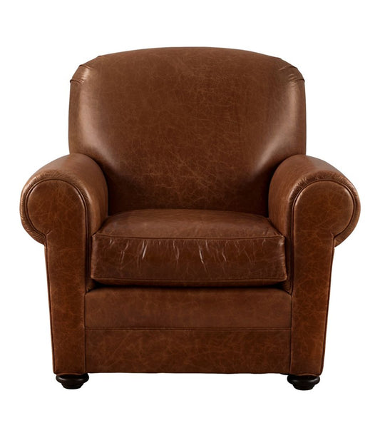 Bean's Leather Lodge Chair / L.L.Bean