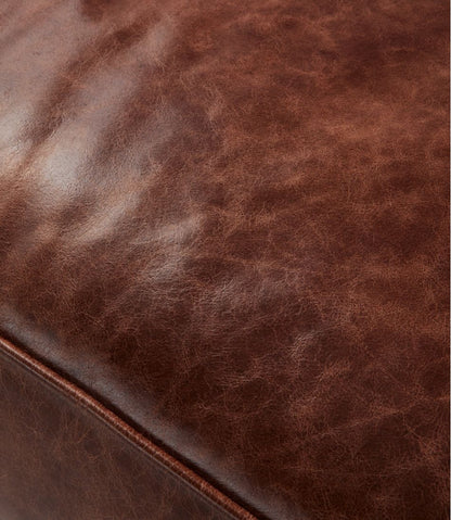 Bean's Leather Lodge Sofa / L.L.Bean