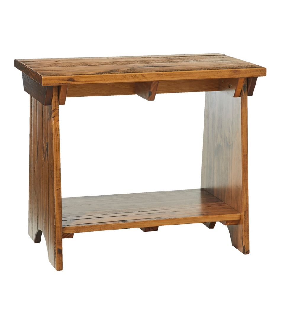 Rustic Wooden Mudroom Bench, Small / L.L.Bean