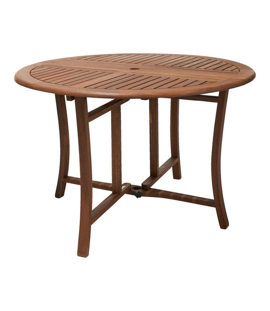 Eucalyptus Folding Table, Round / L.L.Bean
