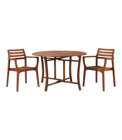 Eucalyptus Folding Table, Round / L.L.Bean