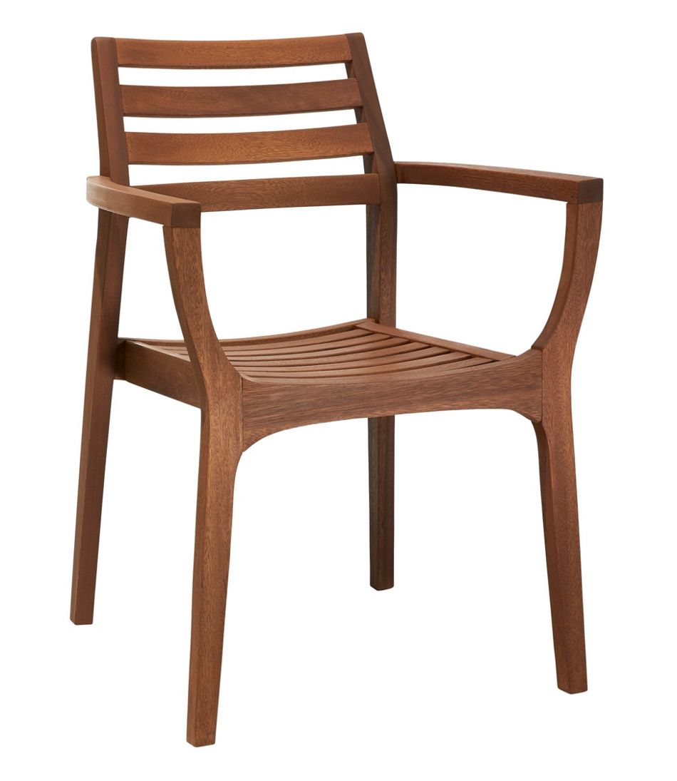 Eucalyptus Stacking Chairs, Set of Four / L.L.Bean