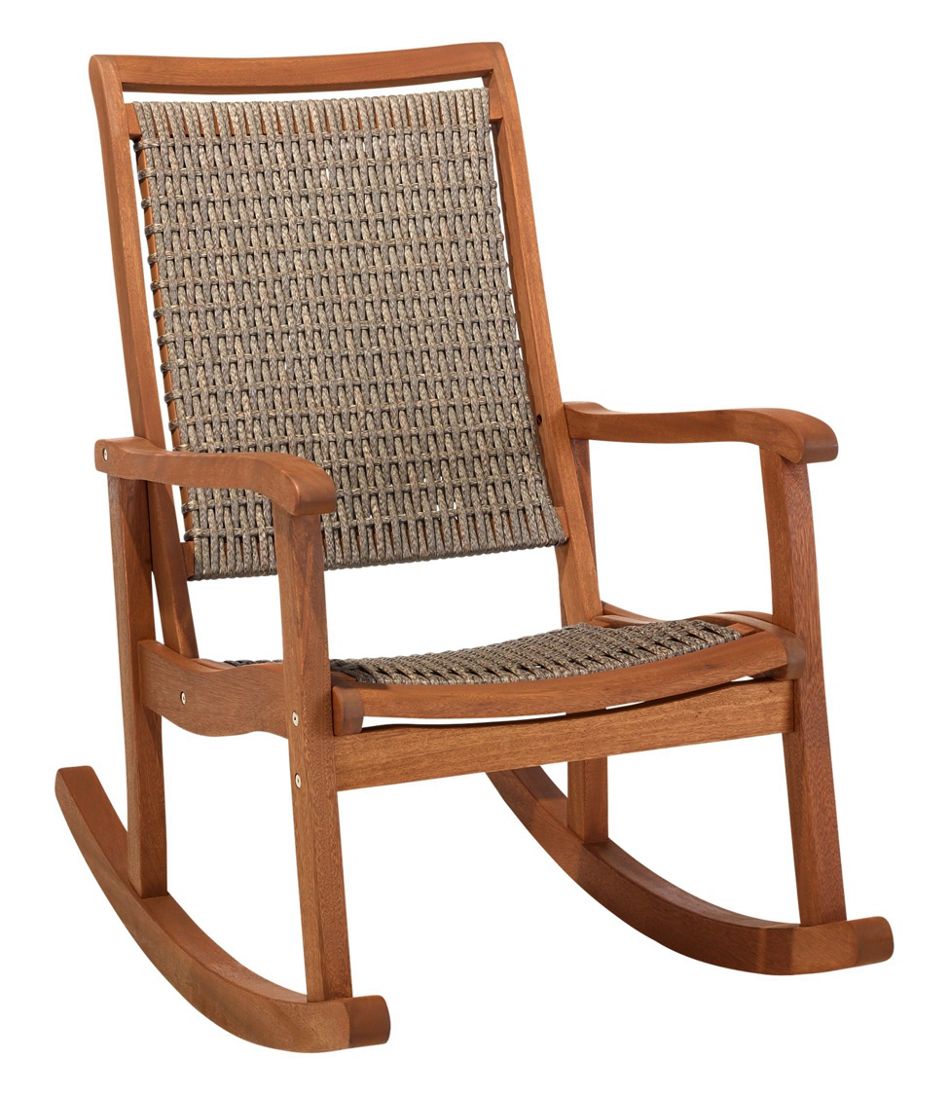 Wicker Eucalyptus Rocker / L.L.Bean