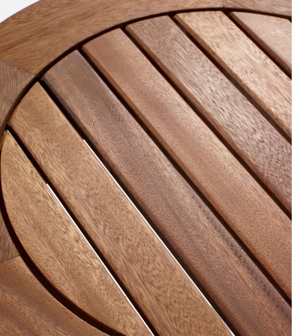 Eucalyptus Round Side Table / L.L.Bean