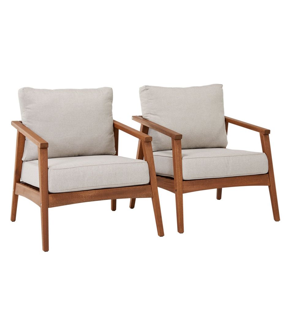 Eucalyptus Patio Chair, Set of Two / L.L.Bean