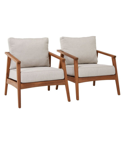 Eucalyptus Patio Chair, Set of Two / L.L.Bean