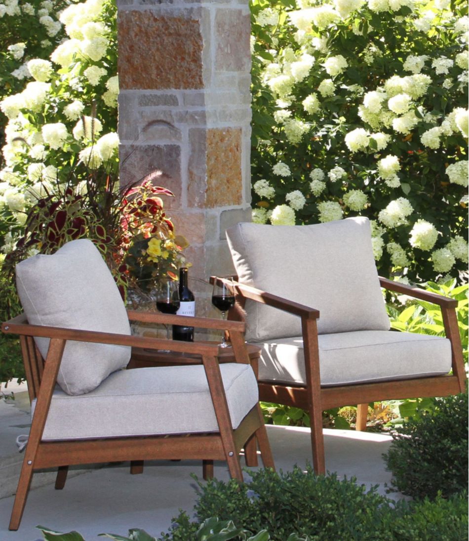Eucalyptus Patio Chair, Set of Two / L.L.Bean