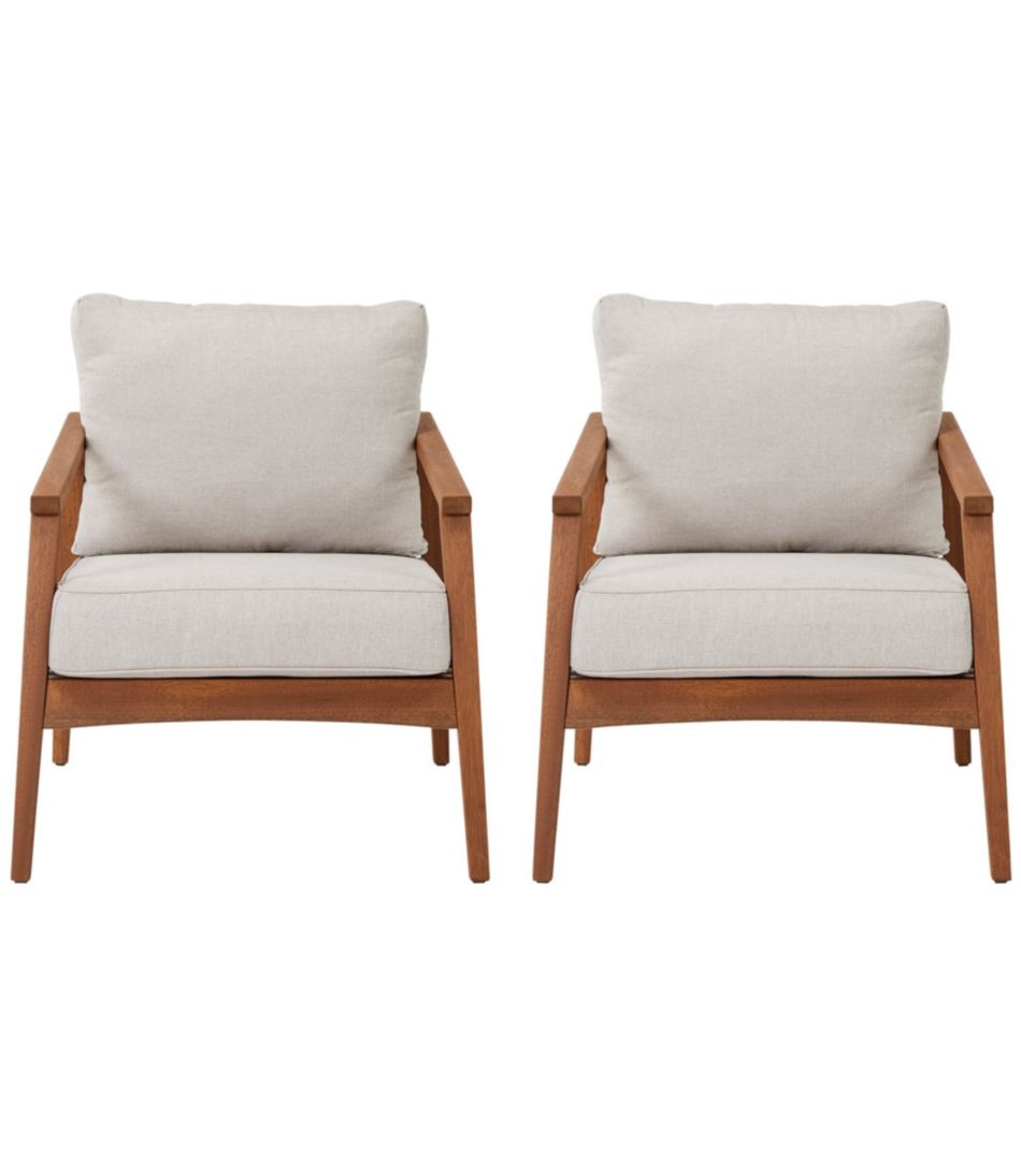 Eucalyptus Patio Chair, Set of Two / L.L.Bean