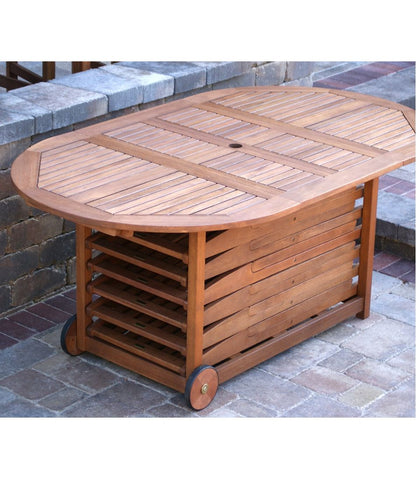 Eucalyptus Storage 7-Piece Dining Set / L.L.Bean