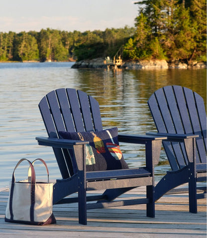 Indoor/Outdoor Hooked Pillow, Buoys / L.L.Bean
