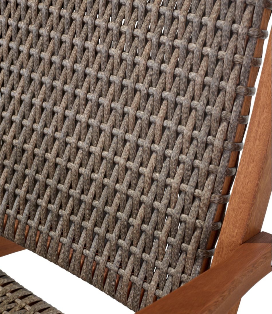 Wicker Eucalyptus Chair / L.L.Bean