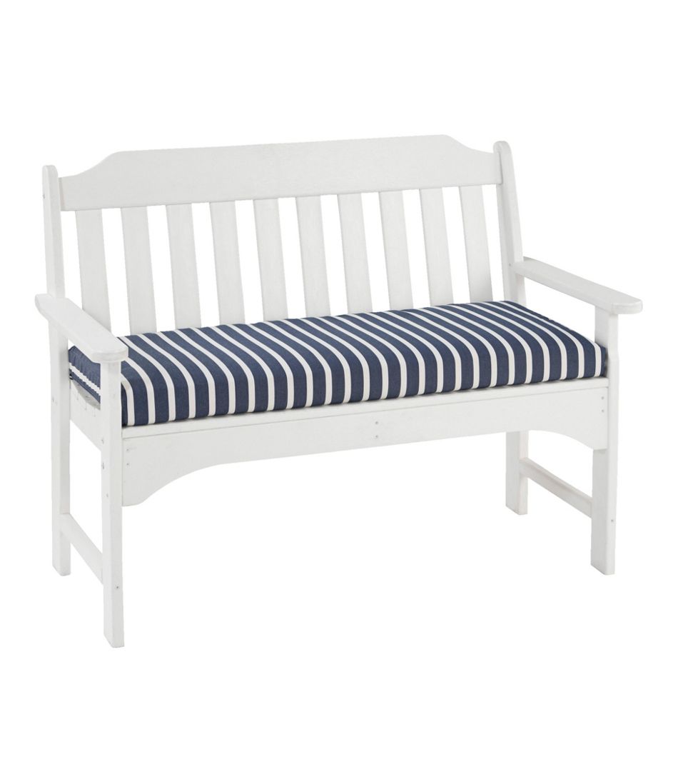 Casco Bay All-Weather Bench Cushion, Stripe / L.L.Bean