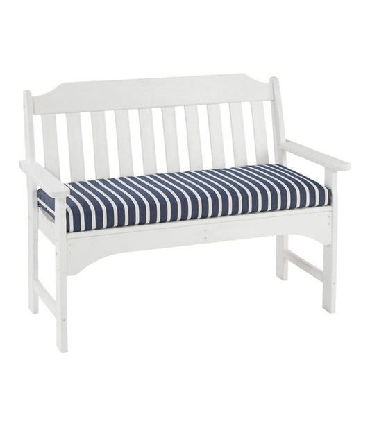Casco Bay All-Weather Bench Cushion, Stripe / L.L.Bean